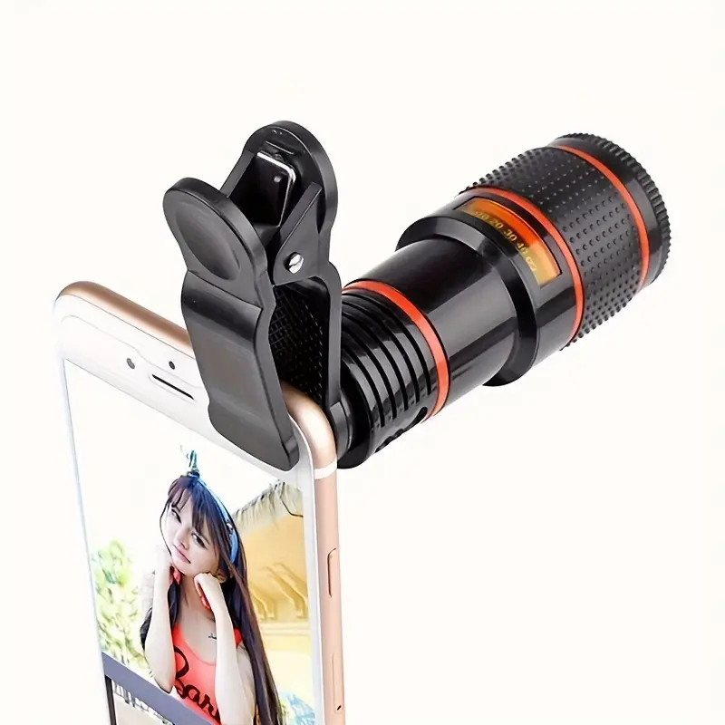 8X Clip-On Optical Zoom Camera Lenses